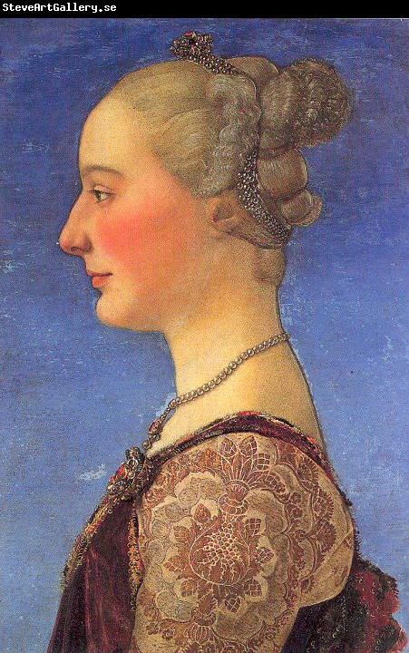 Pollaiuolo, Piero Portrait of a Young Woman